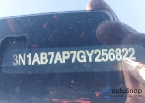 2016 Nissan Sentra Sr из США, поврежденный, VIN 3N1AB7AP7GY256822